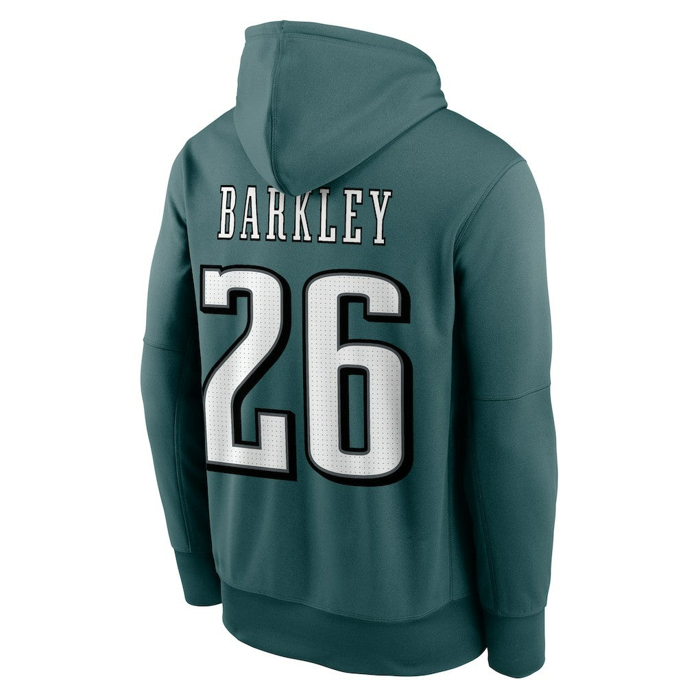 Saquon Barkley  Player Name & Number Therma Hoodie - Philadelphia Eagles