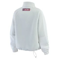 NHL Gray Colorado Avalanche WEAR by Erin Andrews Women's Polar Fleece Quarter-Zip Jacket