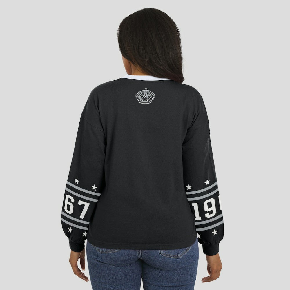 NHL Black Los Angeles Kings WEAR by Erin Andrews Women's Long-Sleeve Sport T-Shirt