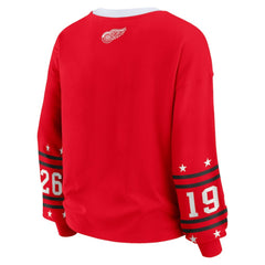 NHL Red Detroit Red Wings WEAR by Erin Andrews Women's Long-Sleeve Sport T-Shirt