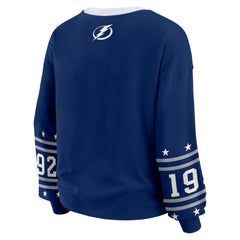 NHL Blue Tampa Bay Lightning WEAR by Erin Andrews Women's Long-Sleeve Sport T-Shirt
