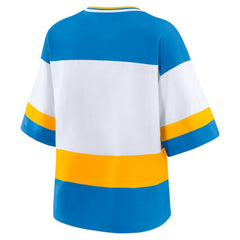 NHL Blue/White St. Louis Blues WEAR by Erin Andrews Women's Jersey Style Tee