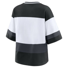 NHL Black/White Vegas Golden Knights WEAR by Erin Andrews Women's Jersey Style Tee
