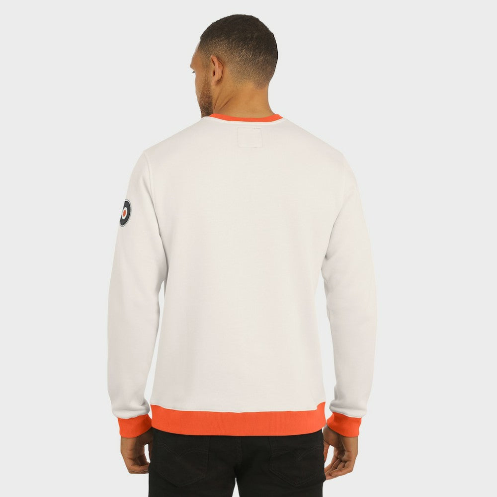 NHL Cream Philadelphia Flyers Darius Rucker Collection by Fanatics Colorblock Pullover Sweatshirt