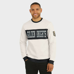 NHL Cream Vegas Golden Knights Darius Rucker Collection by Fanatics Colorblock Pullover Sweatshirt