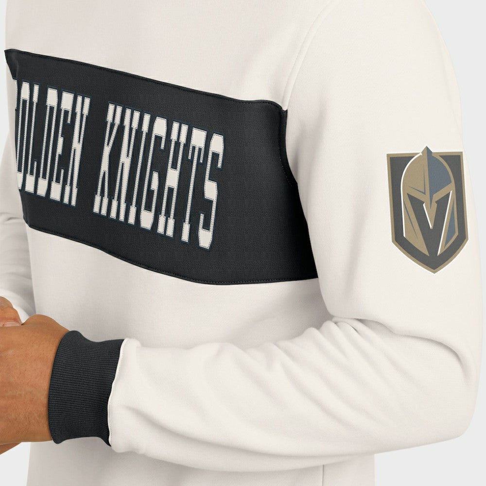 NHL Cream Vegas Golden Knights Darius Rucker Collection by Fanatics Colorblock Pullover Sweatshirt