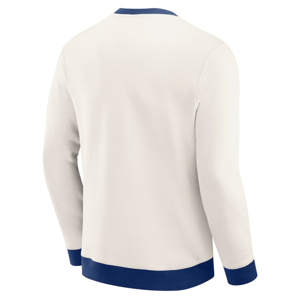 NHL Cream Toronto Maple Leafs Darius Rucker Collection by Fanatics Colorblock Pullover Sweatshirt