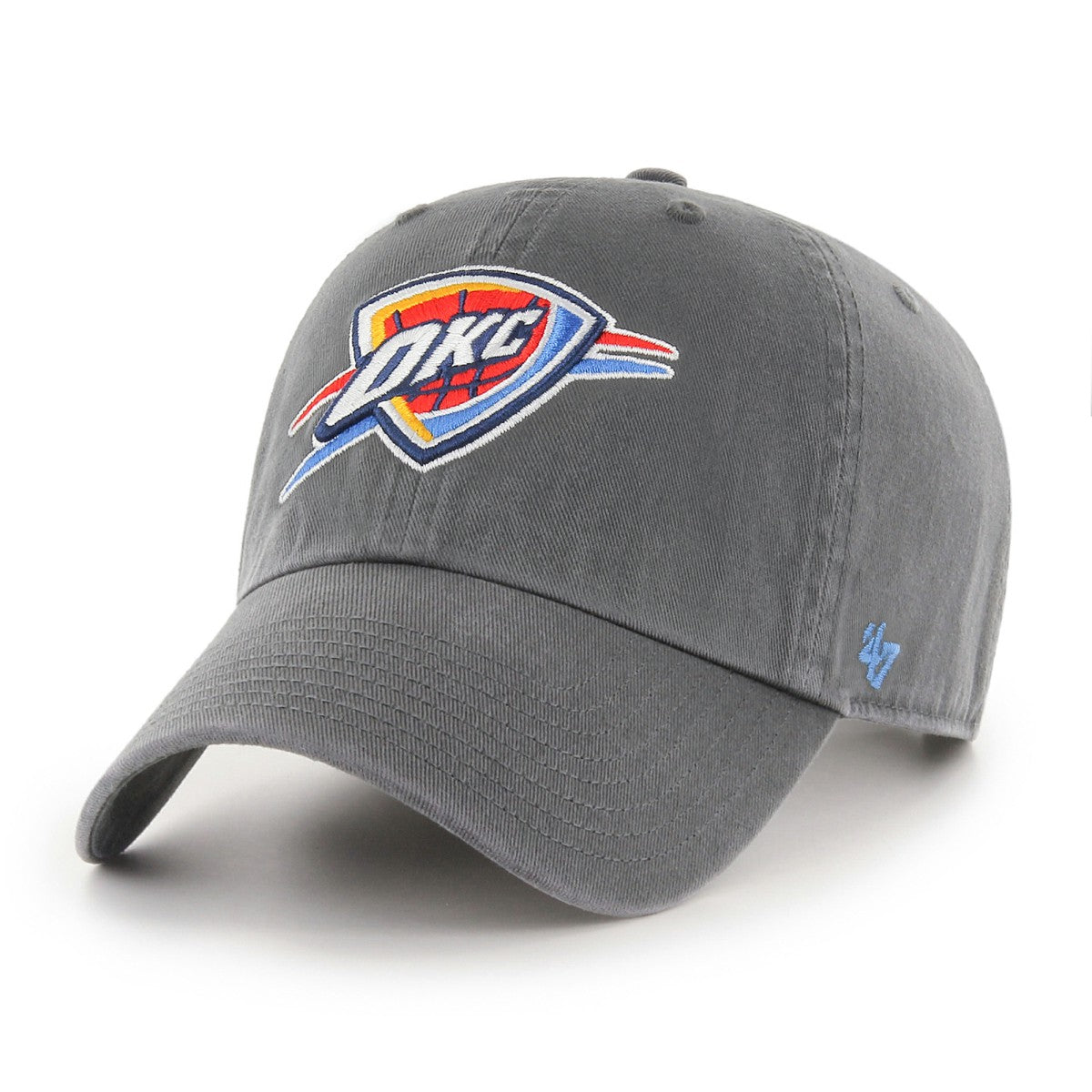 NBA Oklahoma City Thunder '47 Core Logo Clean Up Adjustable Hat