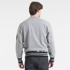 NHL Athletic Heather Gray Montreal Canadiens Todd Snyder by Fanatics Relaxed Canadian Fleece Crew