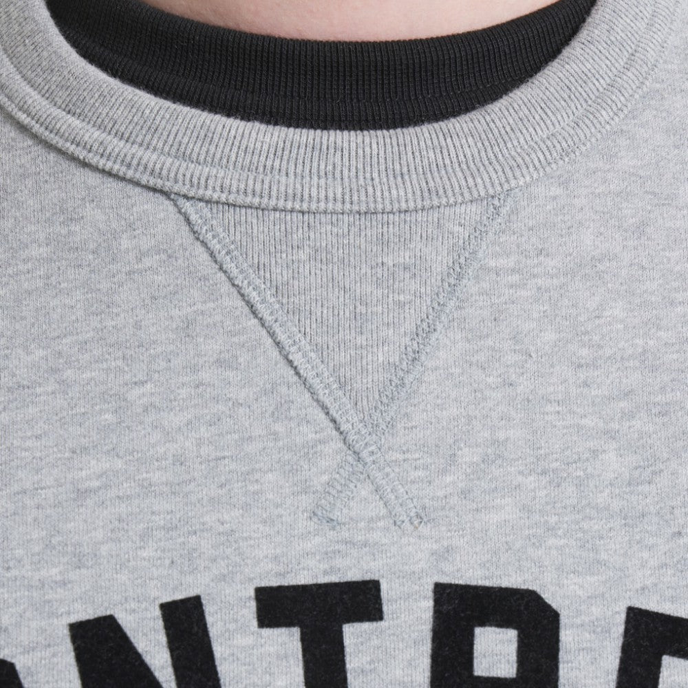 NHL Athletic Heather Gray Montreal Canadiens Todd Snyder by Fanatics Relaxed Canadian Fleece Crew
