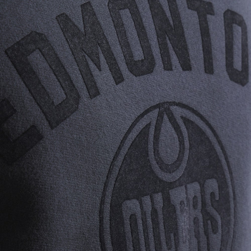 NHL Black Edmonton Oilers Todd Snyder by Fanatics Relaxed Canadian Fleece Crew