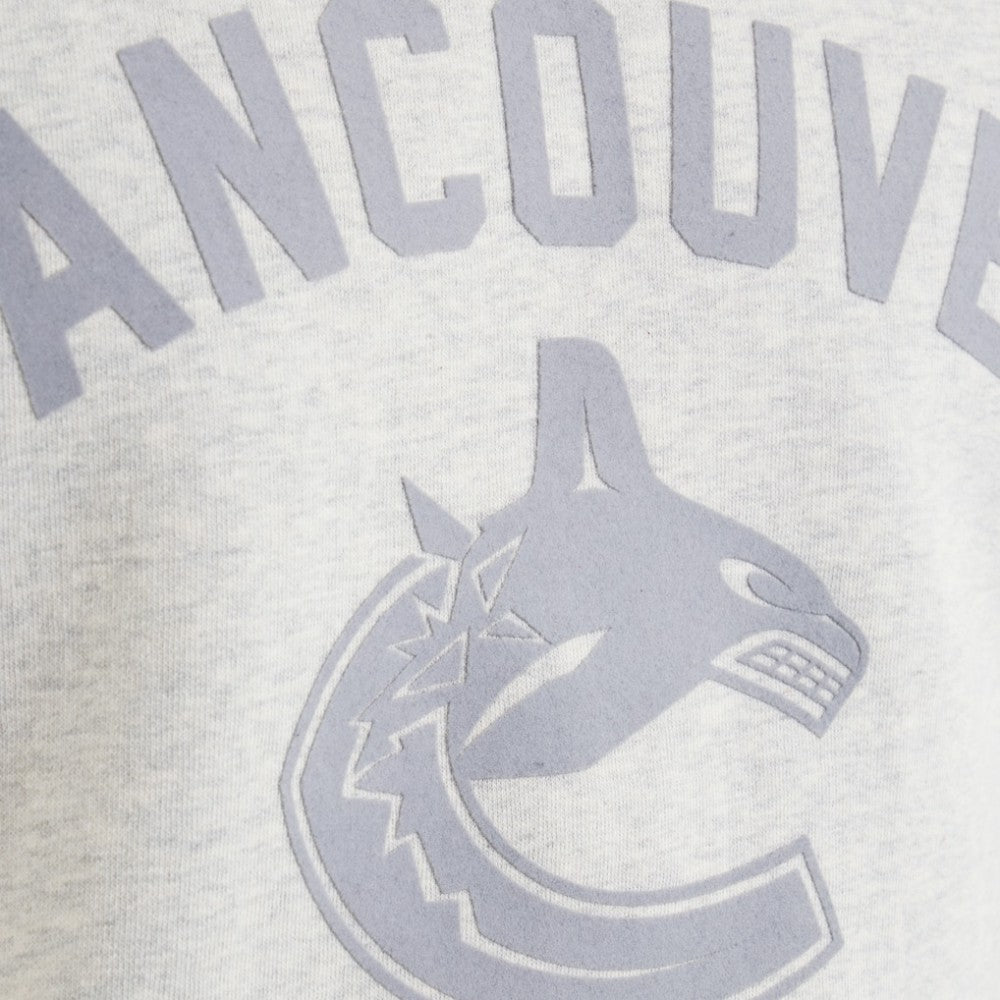 NHL Heather Gray Vancouver Canucks Todd Snyder by Fanatics Relaxed Canadian Fleece Crew