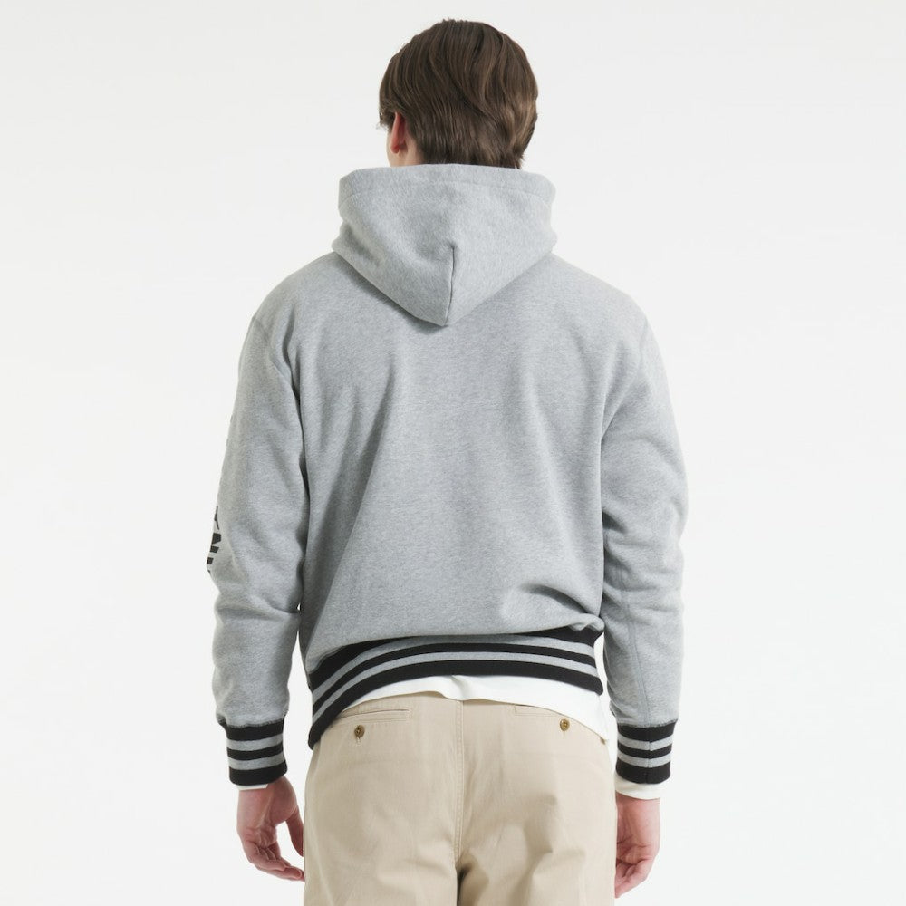 NHL Athletic Heather Gray Tampa Bay Lightning Todd Snyder by Fanatics Relaxed Canadian Fleece Hoodie