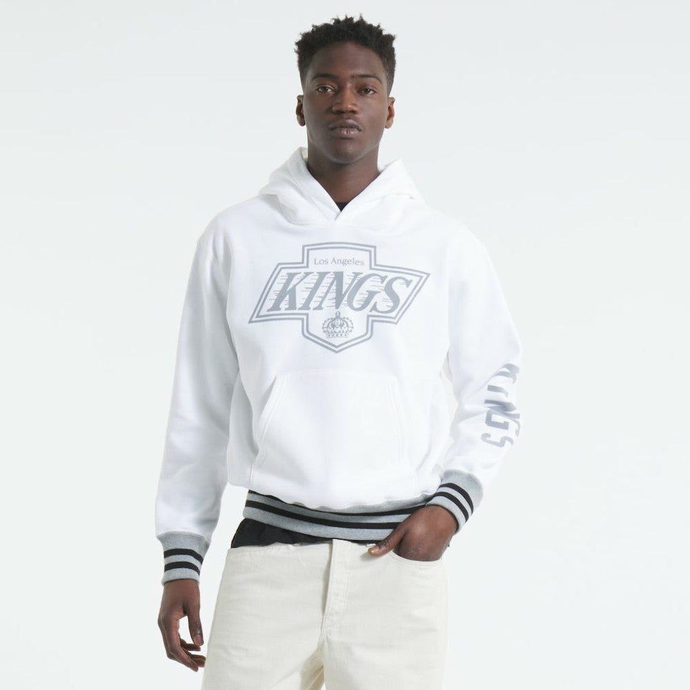 NHL White Los Angeles Kings Todd Snyder by Fanatics Relaxed Canadian Fleece Hoodie