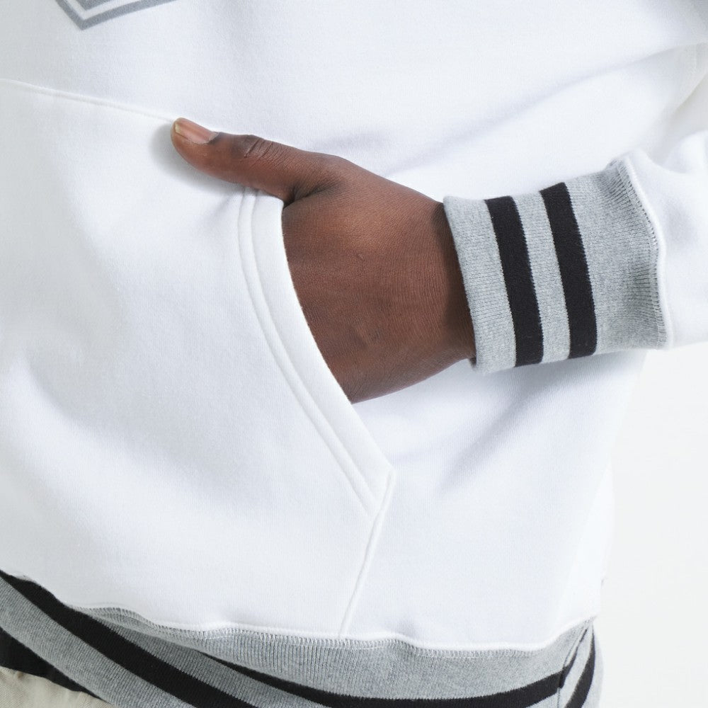 NHL White Los Angeles Kings Todd Snyder by Fanatics Relaxed Canadian Fleece Hoodie