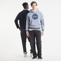 NHL Gray Utah Mammoth Todd Snyder by Fanatics Relaxed Canadian Fleece Hoodie