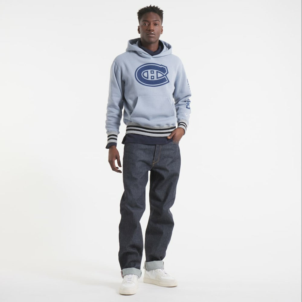 NHL Gray Montreal Canadiens Todd Snyder by Fanatics Relaxed Canadian Fleece Hoodie