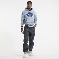NHL Gray Montreal Canadiens Todd Snyder by Fanatics Relaxed Canadian Fleece Hoodie
