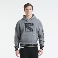 NHL Dark Heather Gray New York Rangers Todd Snyder by Fanatics Relaxed Canadian Fleece Hoodie