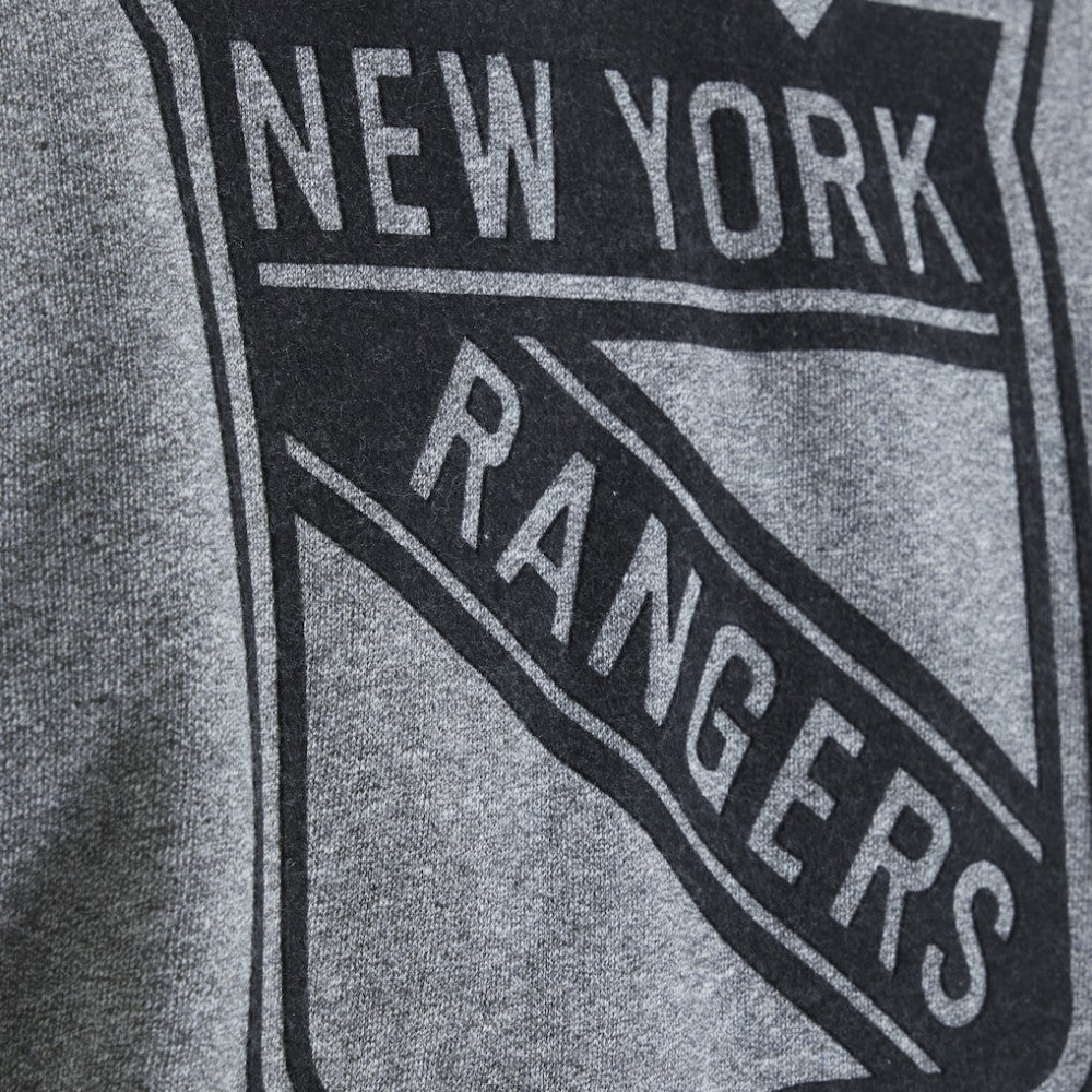 NHL Dark Heather Gray New York Rangers Todd Snyder by Fanatics Relaxed Canadian Fleece Hoodie