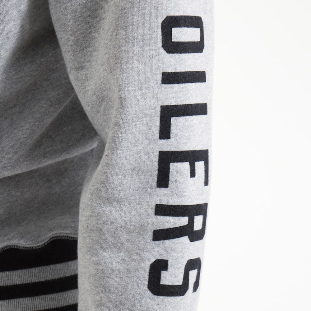 NHL Athletic Heather Gray Edmonton Oilers Todd Snyder by Fanatics Relaxed Canadian Fleece Hoodie