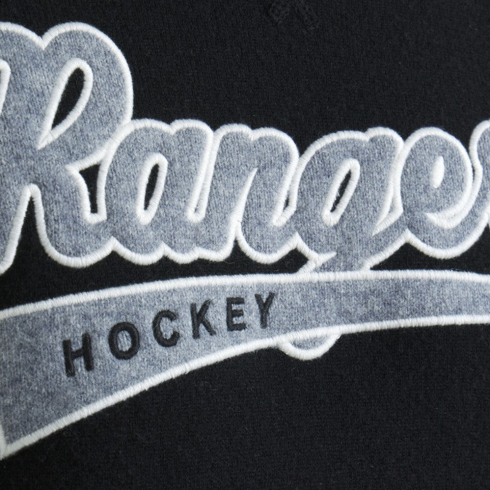 NHL Black New York Rangers Todd Snyder by Fanatics Cashmere Crew Sweater