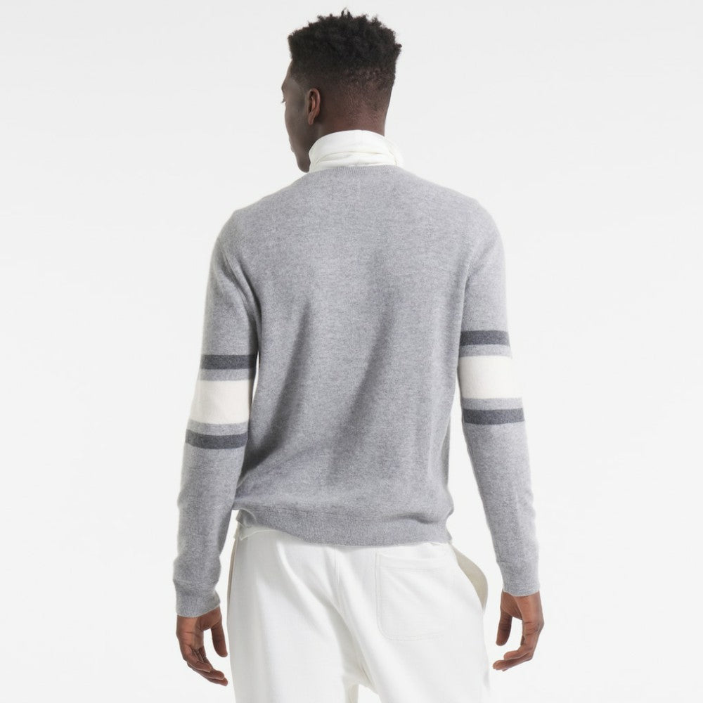 NHL Athletic Heather Gray Toronto Maple Leafs Todd Snyder by Fanatics Cashmere Crew Sweater