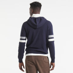 NHL Navy Edmonton Oilers Todd Snyder by Fanatics Cashmere Hooded Sweater