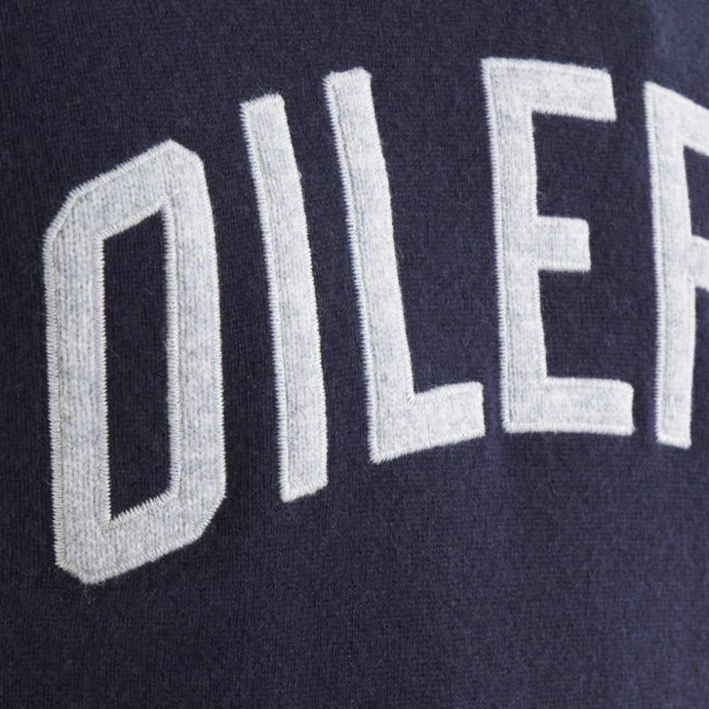 NHL Navy Edmonton Oilers Todd Snyder by Fanatics Cashmere Hooded Sweater