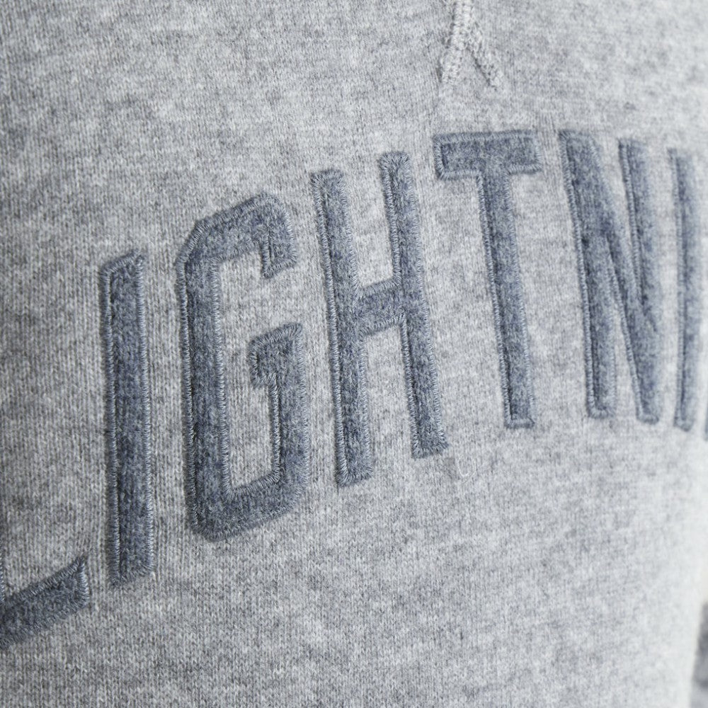 NHL Athletic Heather Gray Tampa Bay Lightning Todd Snyder by Fanatics Cashmere Hooded Sweater