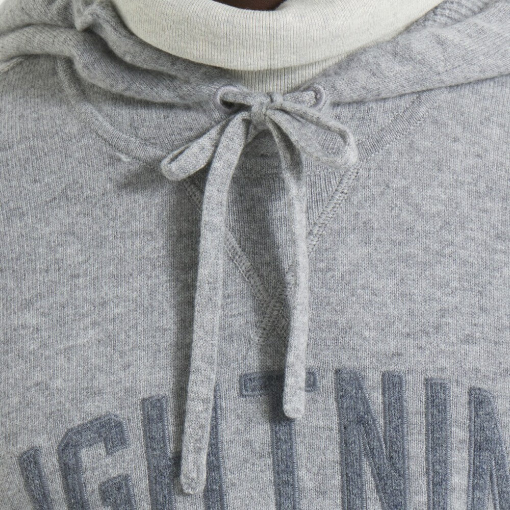 NHL Athletic Heather Gray Tampa Bay Lightning Todd Snyder by Fanatics Cashmere Hooded Sweater