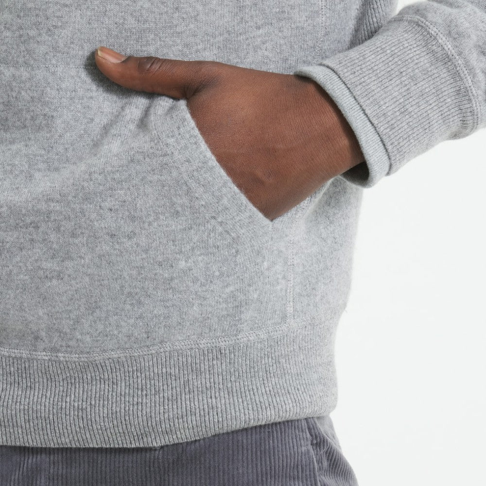 NHL Athletic Heather Gray Tampa Bay Lightning Todd Snyder by Fanatics Cashmere Hooded Sweater