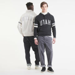 NHL Heather Black Utah Mammoth Todd Snyder by Fanatics Cashmere Hooded Sweater