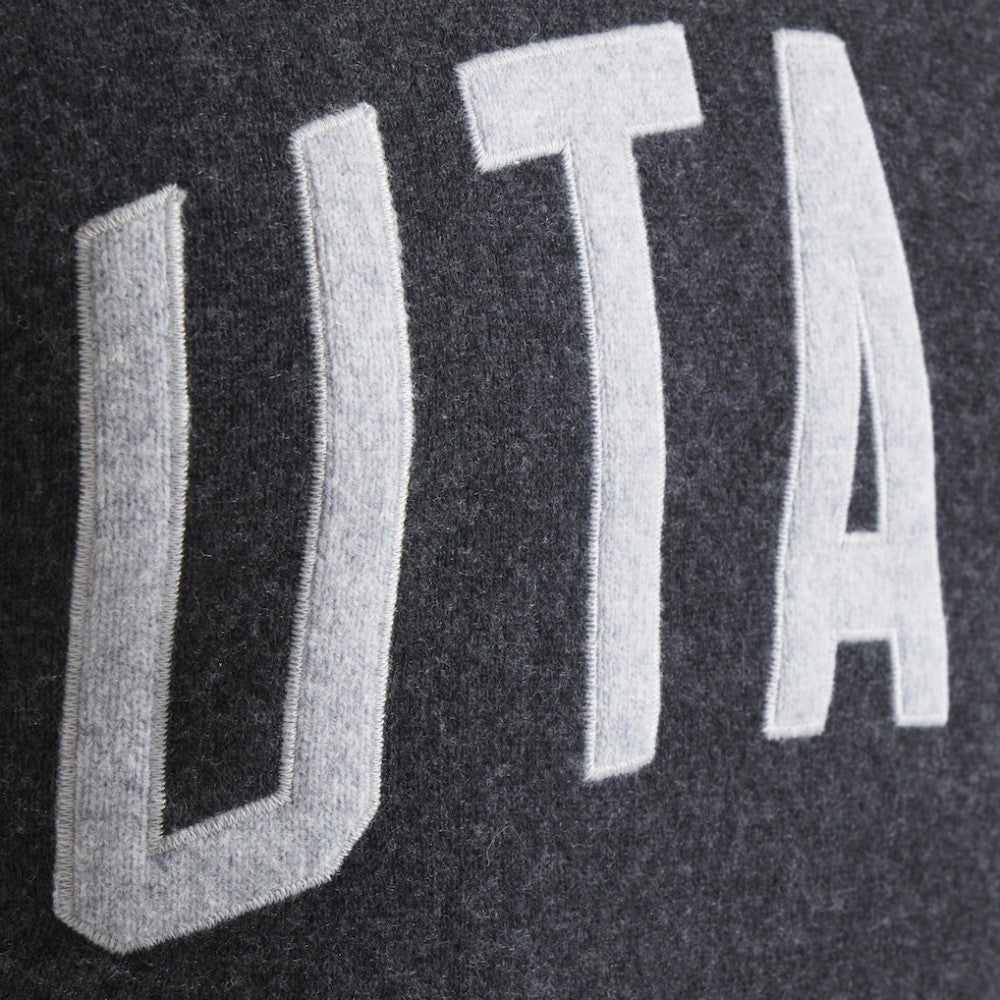 NHL Heather Black Utah Mammoth Todd Snyder by Fanatics Cashmere Hooded Sweater