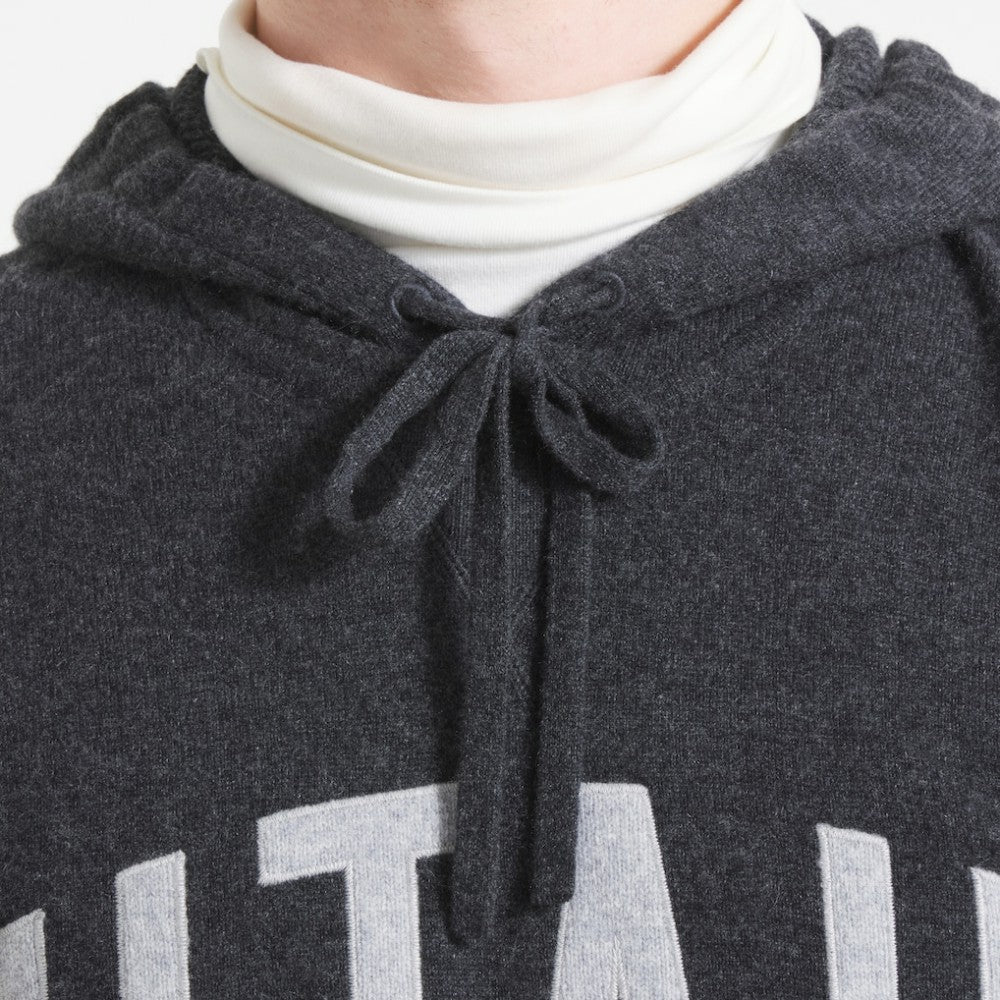 NHL Heather Black Utah Mammoth Todd Snyder by Fanatics Cashmere Hooded Sweater