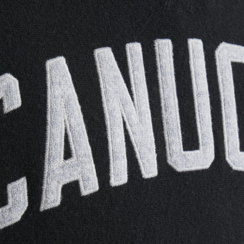 NHL Black Vancouver Canucks Todd Snyder by Fanatics Cashmere Hooded Sweater