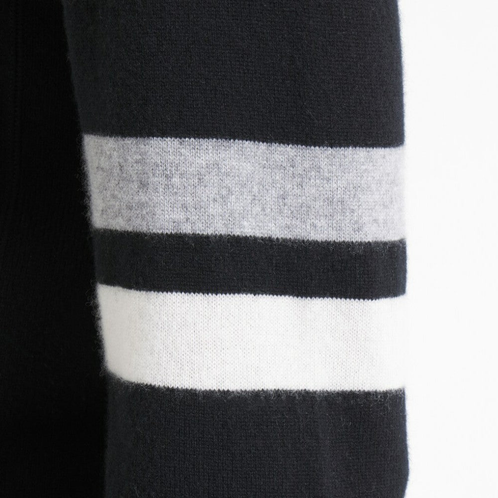 NHL Black Vancouver Canucks Todd Snyder by Fanatics Cashmere Hooded Sweater