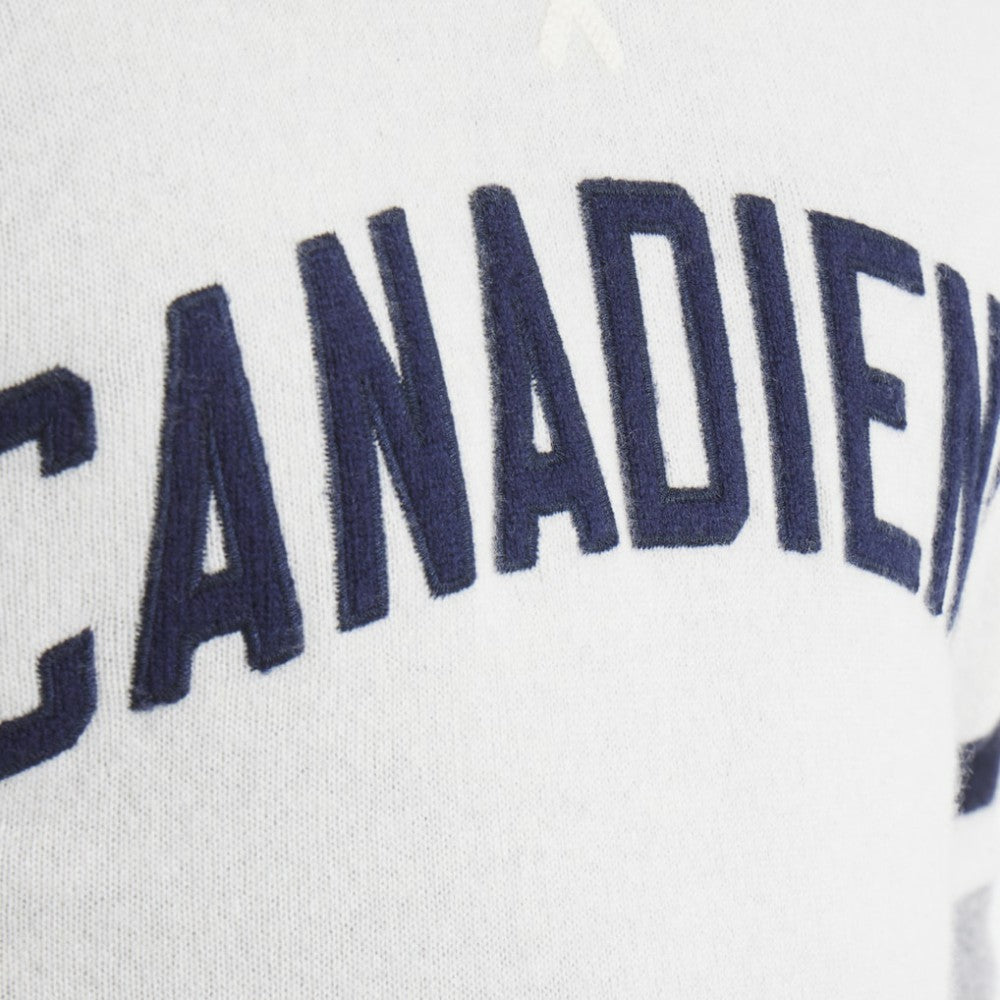 NHL Oatmeal Montreal Canadiens Todd Snyder by Fanatics Cashmere Hooded Sweater