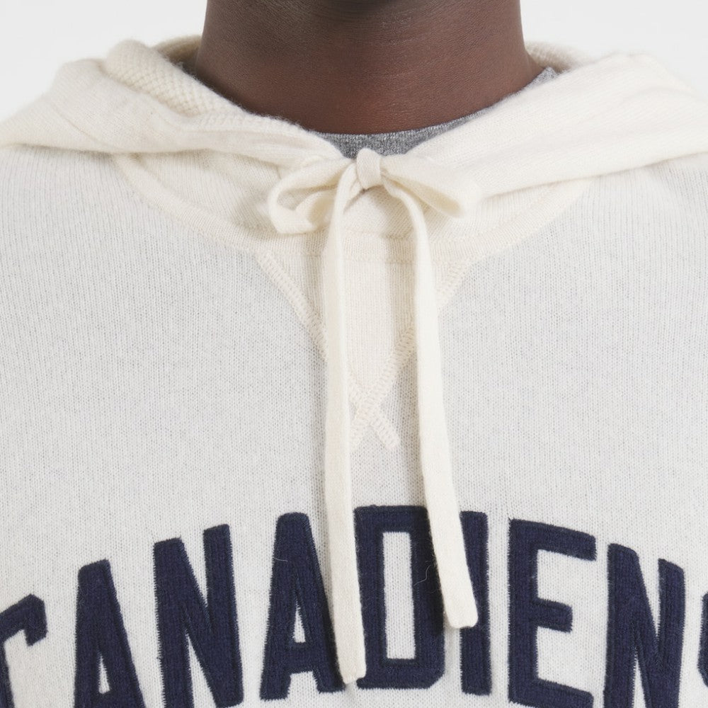 NHL Oatmeal Montreal Canadiens Todd Snyder by Fanatics Cashmere Hooded Sweater