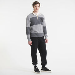 NHL Athletic Heather Gray New York Rangers Todd Snyder by Fanatics Cashmere Rugby Sweater