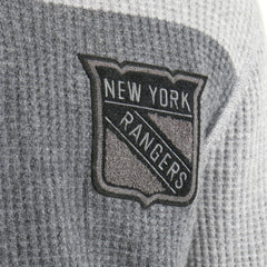 NHL Athletic Heather Gray New York Rangers Todd Snyder by Fanatics Cashmere Rugby Sweater