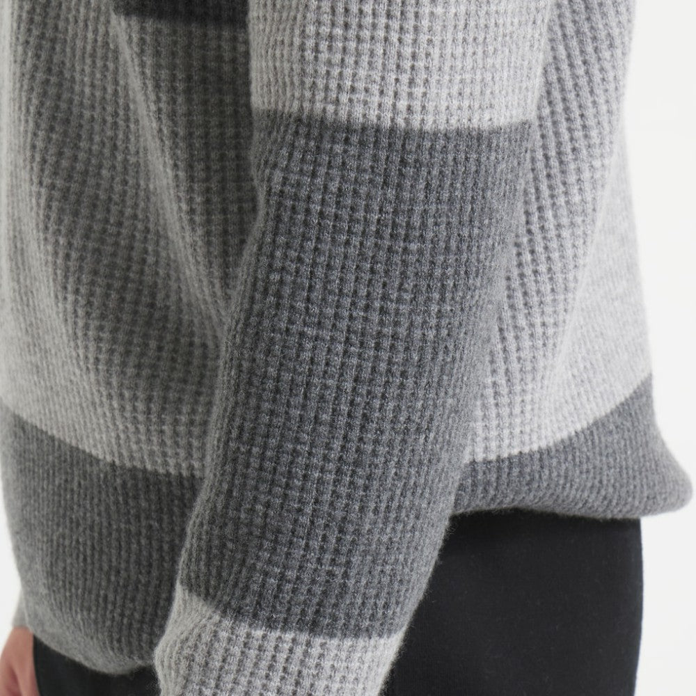 NHL Athletic Heather Gray New York Rangers Todd Snyder by Fanatics Cashmere Rugby Sweater