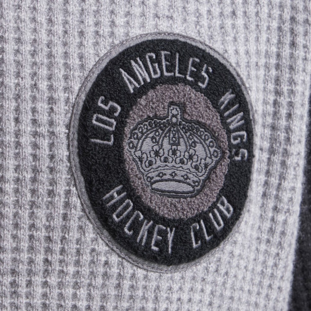 NHL Athletic Heather Gray Los Angeles Kings Todd Snyder by Fanatics Cashmere Rugby Sweater