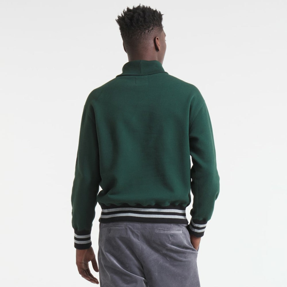 NHL Dark Green Vancouver Canucks Todd Snyder by Fanatics Relaxed Canadian Fleece Turtleneck
