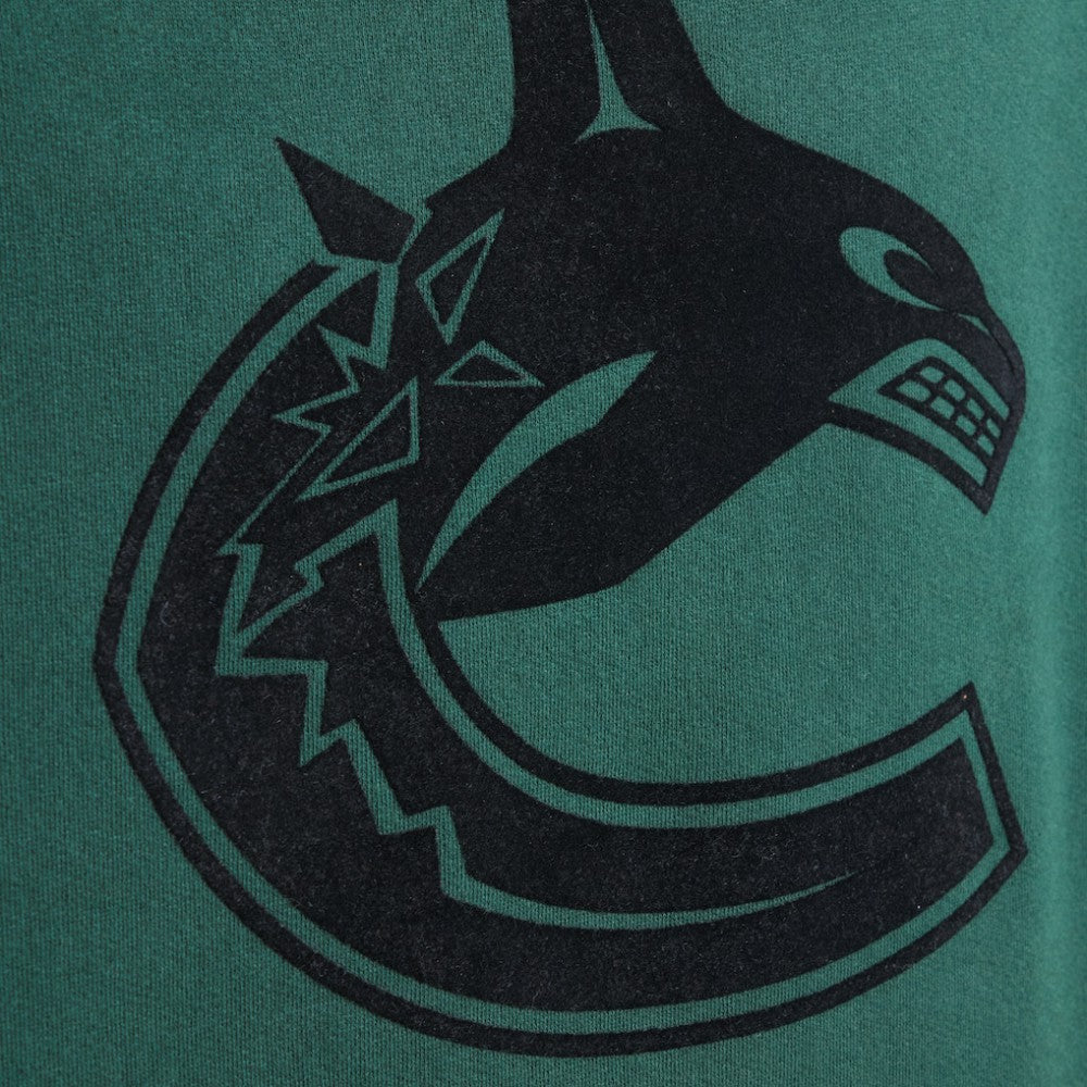 NHL Dark Green Vancouver Canucks Todd Snyder by Fanatics Relaxed Canadian Fleece Turtleneck