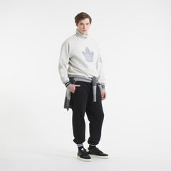 NHL Heather Gray Toronto Maple Leafs Todd Snyder by Fanatics Relaxed Canadian Fleece Turtleneck