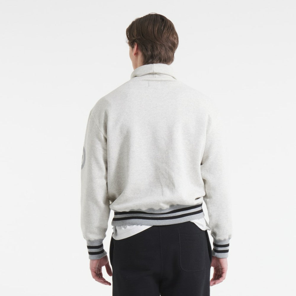NHL Heather Gray Toronto Maple Leafs Todd Snyder by Fanatics Relaxed Canadian Fleece Turtleneck