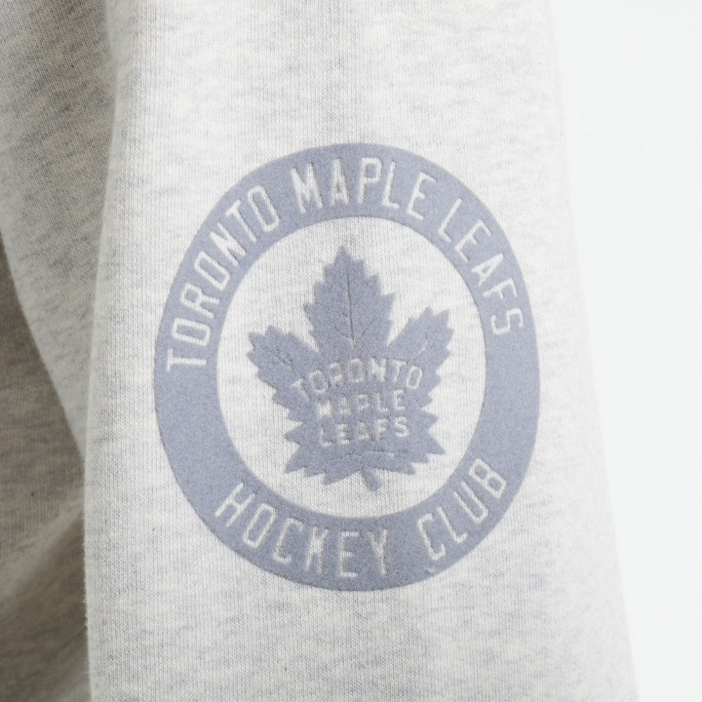 NHL Heather Gray Toronto Maple Leafs Todd Snyder by Fanatics Relaxed Canadian Fleece Turtleneck