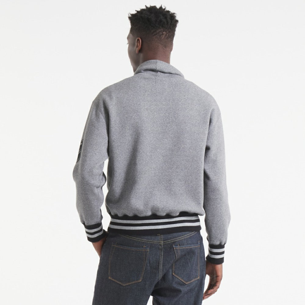 NHL Dark Heather Gray Utah Mammoth Todd Snyder by Fanatics Relaxed Canadian Fleece Turtleneck