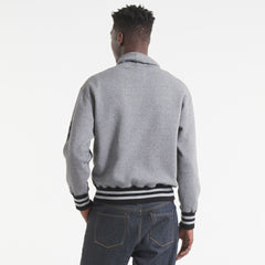 NHL Dark Heather Gray Utah Mammoth Todd Snyder by Fanatics Relaxed Canadian Fleece Turtleneck
